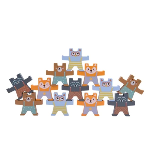 houten speelgoed stapelbare beren